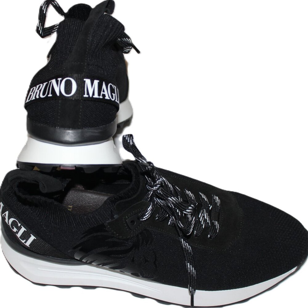 BRUNO MAGLI DION BLACK KNIT SNEAKER US 11.5M/ EUR44.5